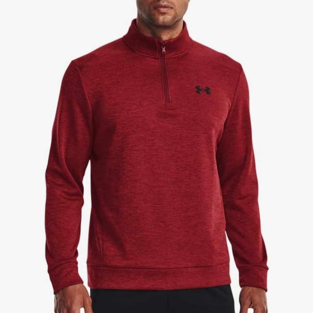Under Armour Quarter-Zip Fleece Pullover Storm